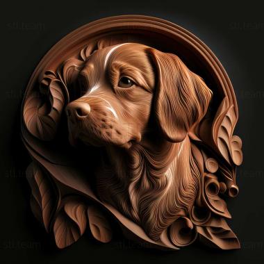 3D model dog (STL)